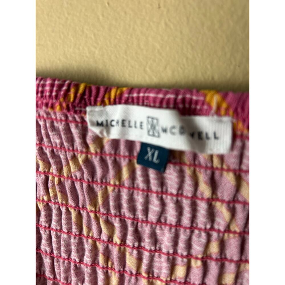 Michelle McDowell Pullover Top Blouse Ruched Detail Sz XXL0‎ - Picture 4 of 5